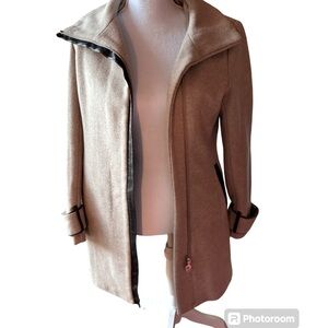 Calvin Klein Ladies Wool Long Pea Coat - Sz 2